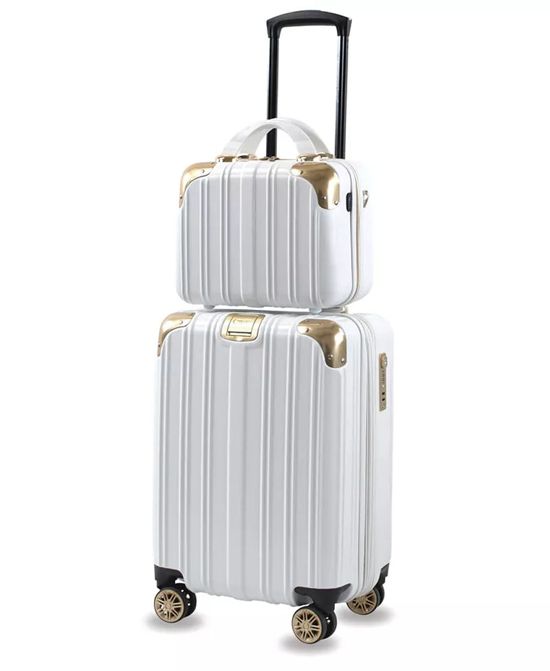 Melrose S 2-Piece TSA Anti-Theft Spinner Luggage Set