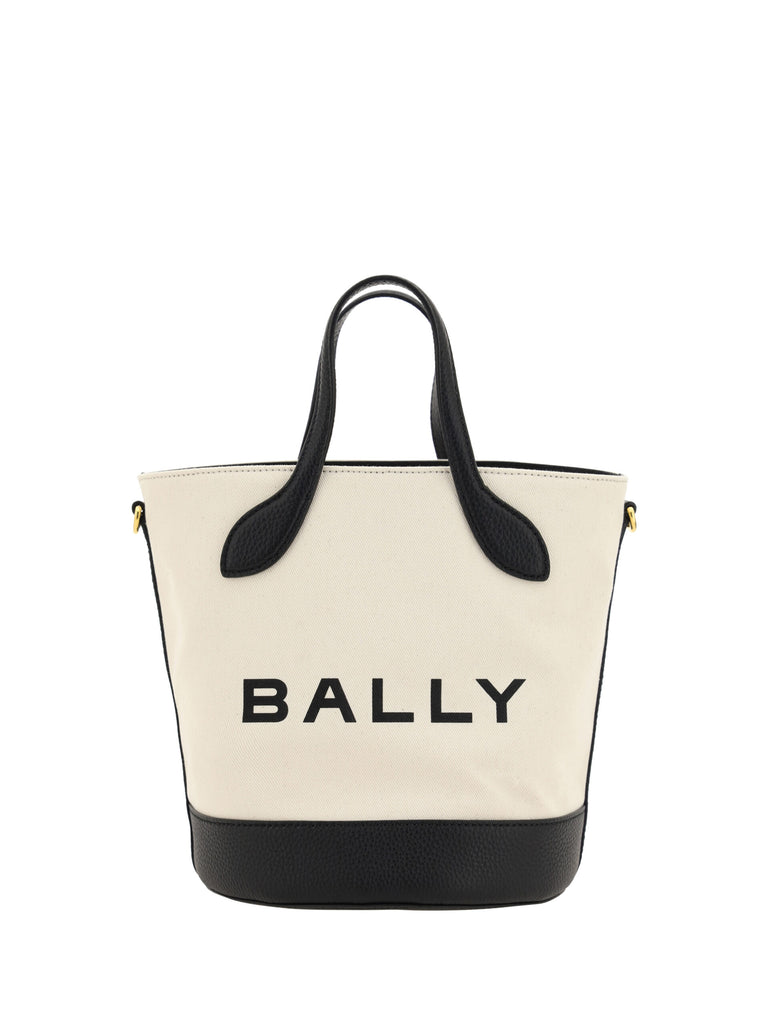 Elegant Monogram Bucket Bag in Black & White - Top Travel
