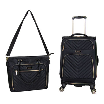 Kenneth Cole Reaction Chelsea 2-Piece Spinner Luggage and Laptop Tote Bag Set