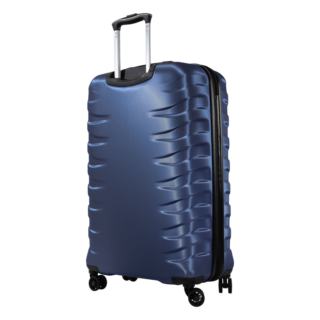 Camano by Hardside 28" Spinner Checked Luggage, Blue - Top Travel