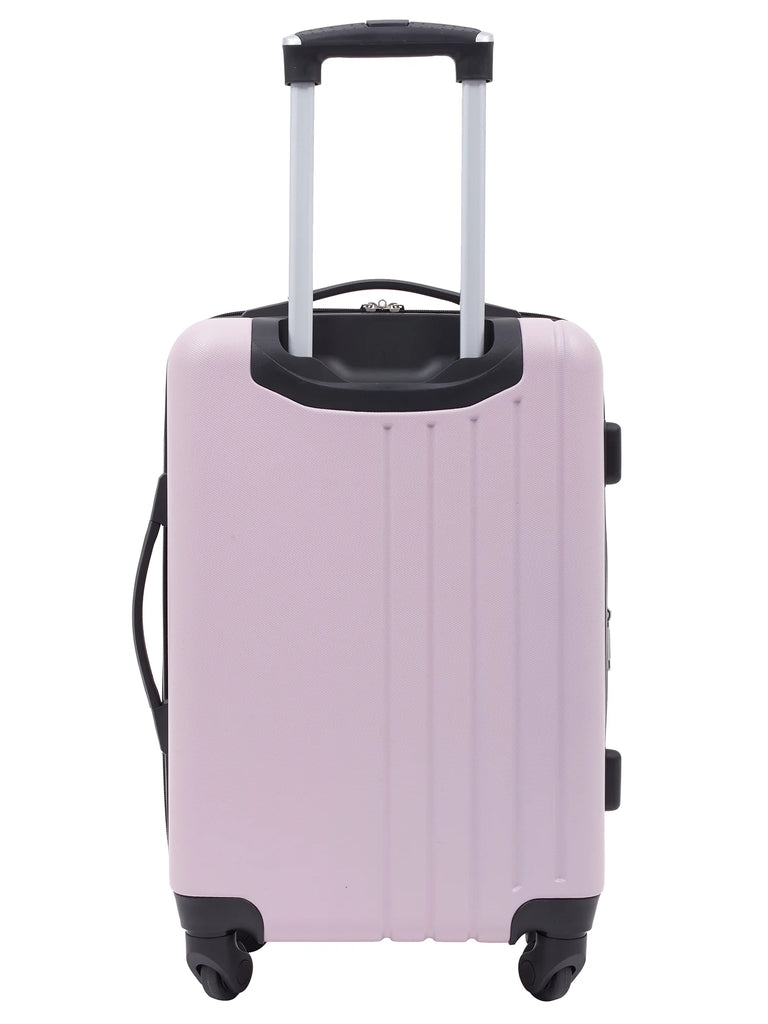 San Antonio 3Pc Expandable Rolling Luggage Set W/ 20In Rolling Carry-On and 2 Packing Cubes, Lilac