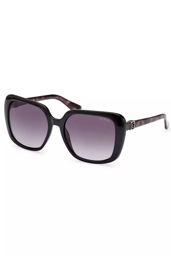 Chic Black Square Lens Sunglasses - Top Travel