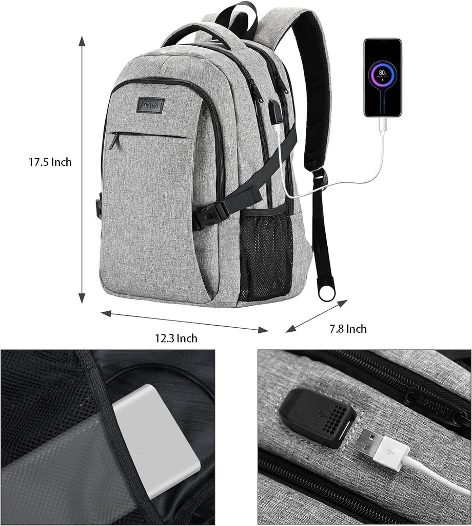 Laptop Backpacks for Men, Travel Backpack with USB Fits up 15.6 Inch Laptop Backpacks for College Bookbags - Brave Circuit