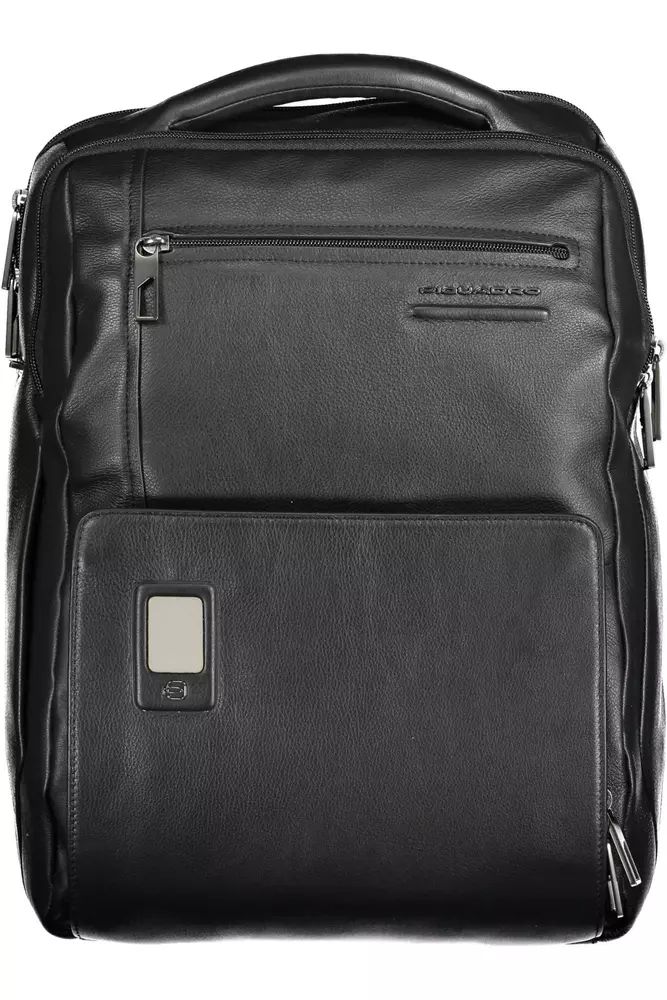 Elegant Leather Backpack with Laptop Pocket - Top Travel
