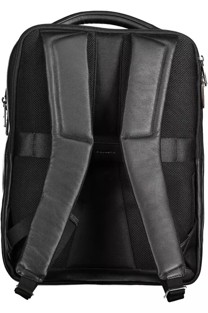Elegant Leather Backpack with Laptop Pocket - Top Travel
